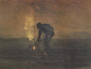 Vincent Van Gogh, Peasant Burning Weeds (nn04)